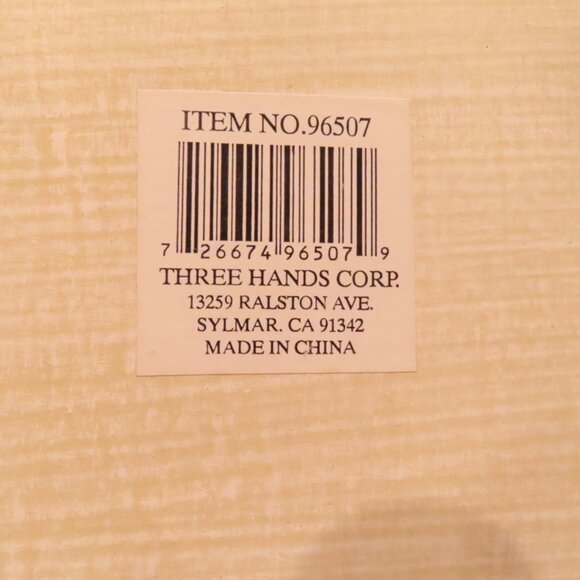 White Handpainted Shabby Chic Wood Serving Tray Rose Floral Handle cut out 17.5" - Picture 4 of 6